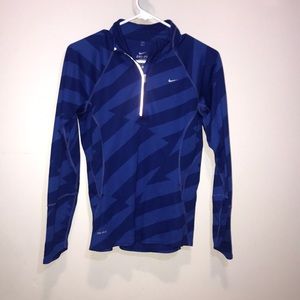 nike running zip up